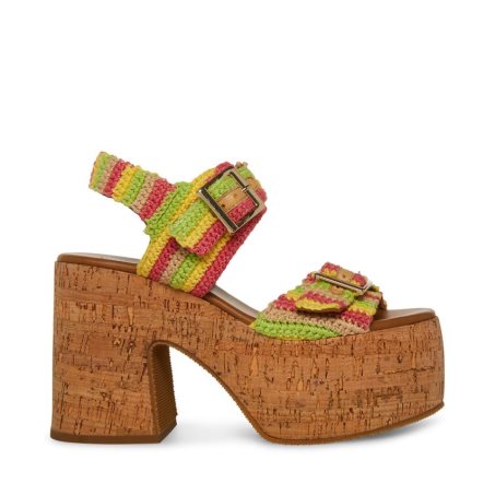 Sandalias de Plataforma Steve Madden Devora Mujer Multicolor | ES GN023S